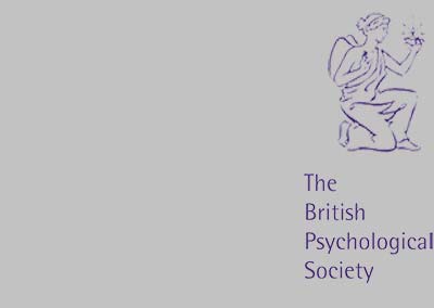 Logo of The British Psychological Society featuring a classical figure in contemplation.